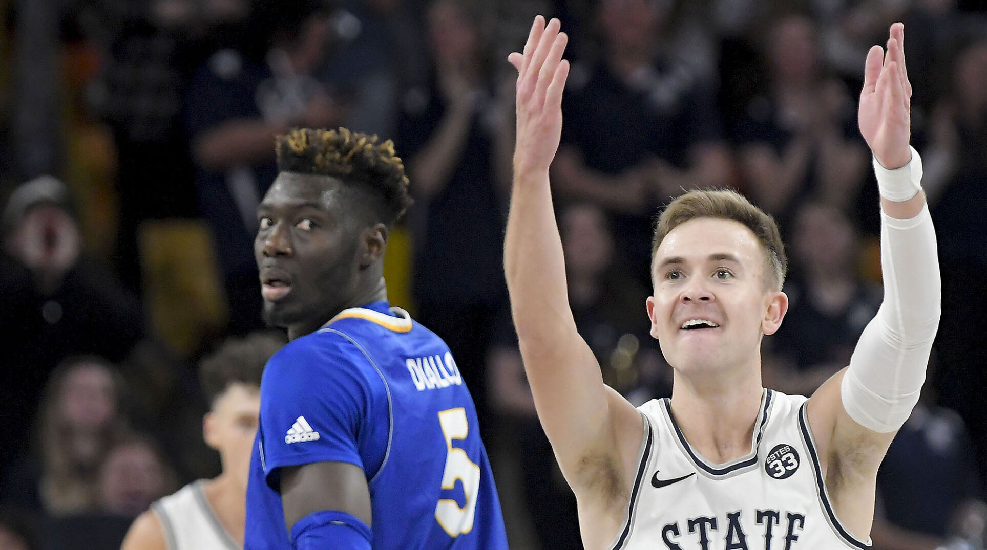 USU men’s basketball: Aggies rally to edge Spartans in final seconds